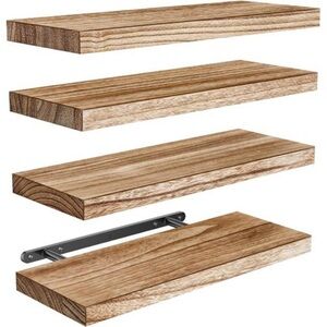 Floating Shelves, Paulownia Wood Wall Shelves new